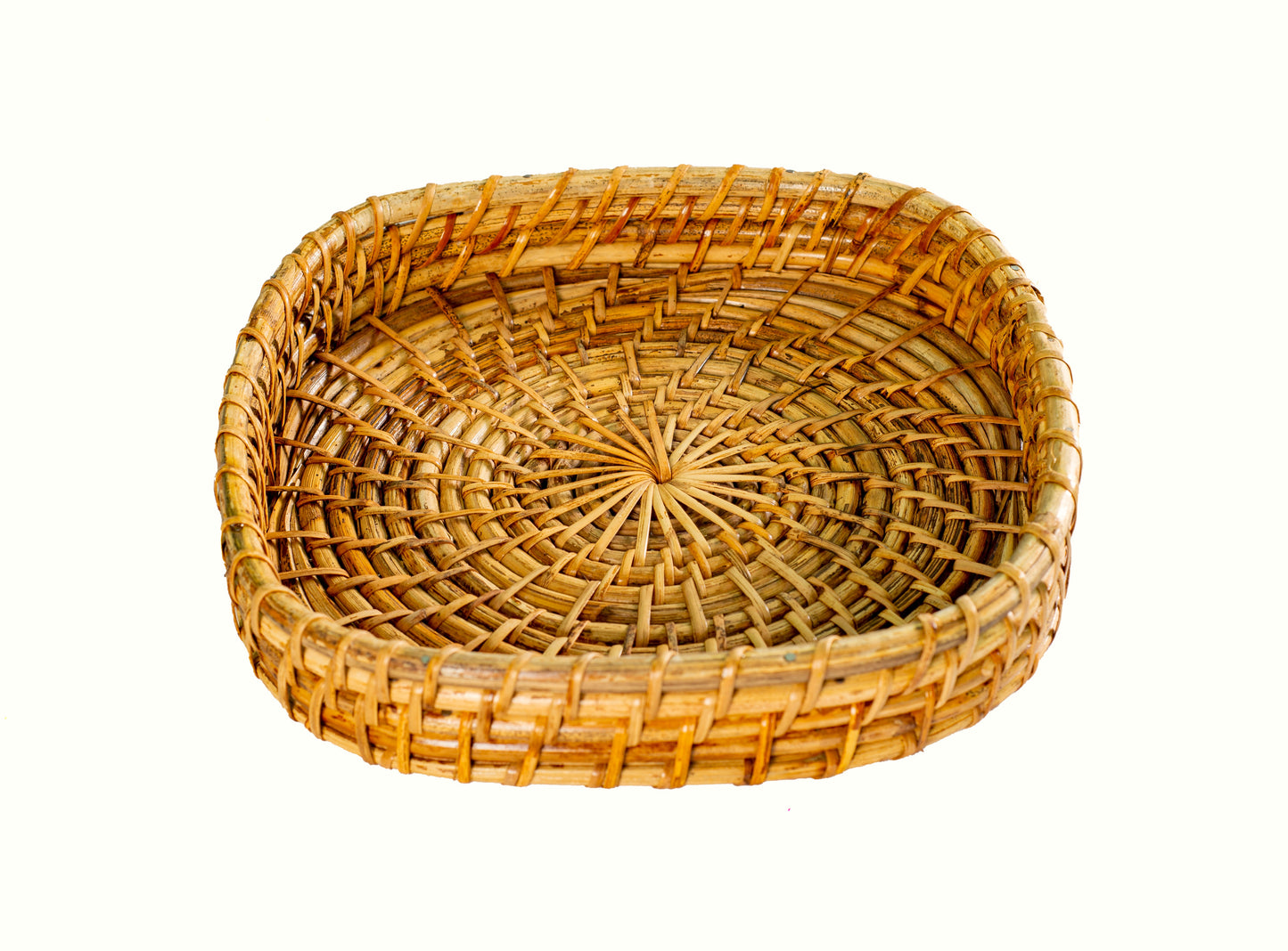 Maati India Square Rattan Cane Tray