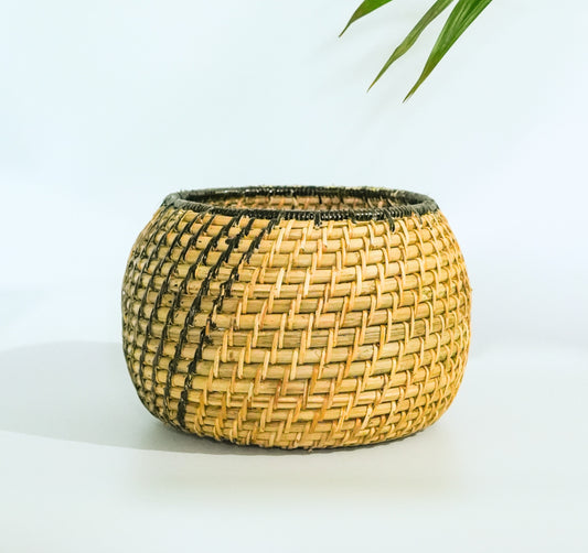 Maati India Rattan Cane Planter