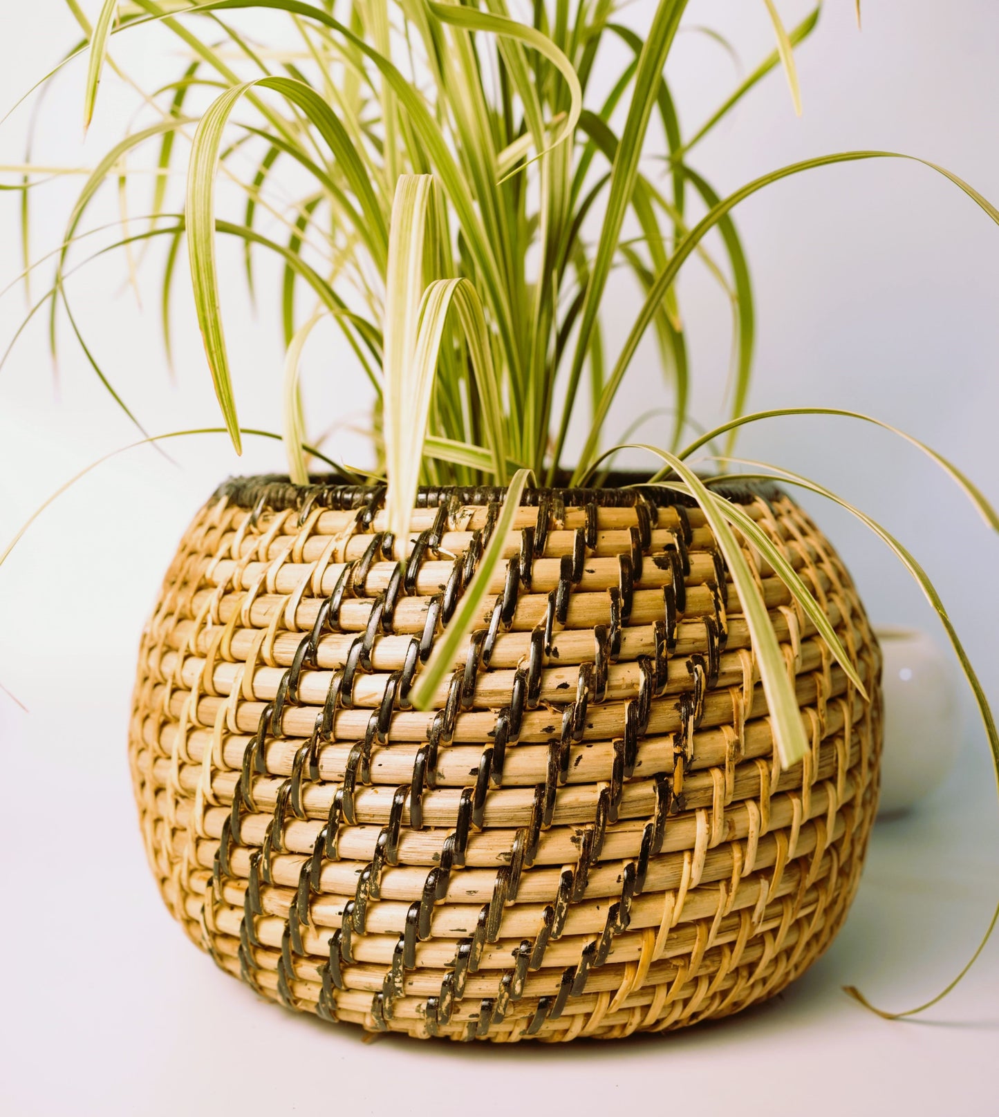 Maati India Rattan Cane Planter