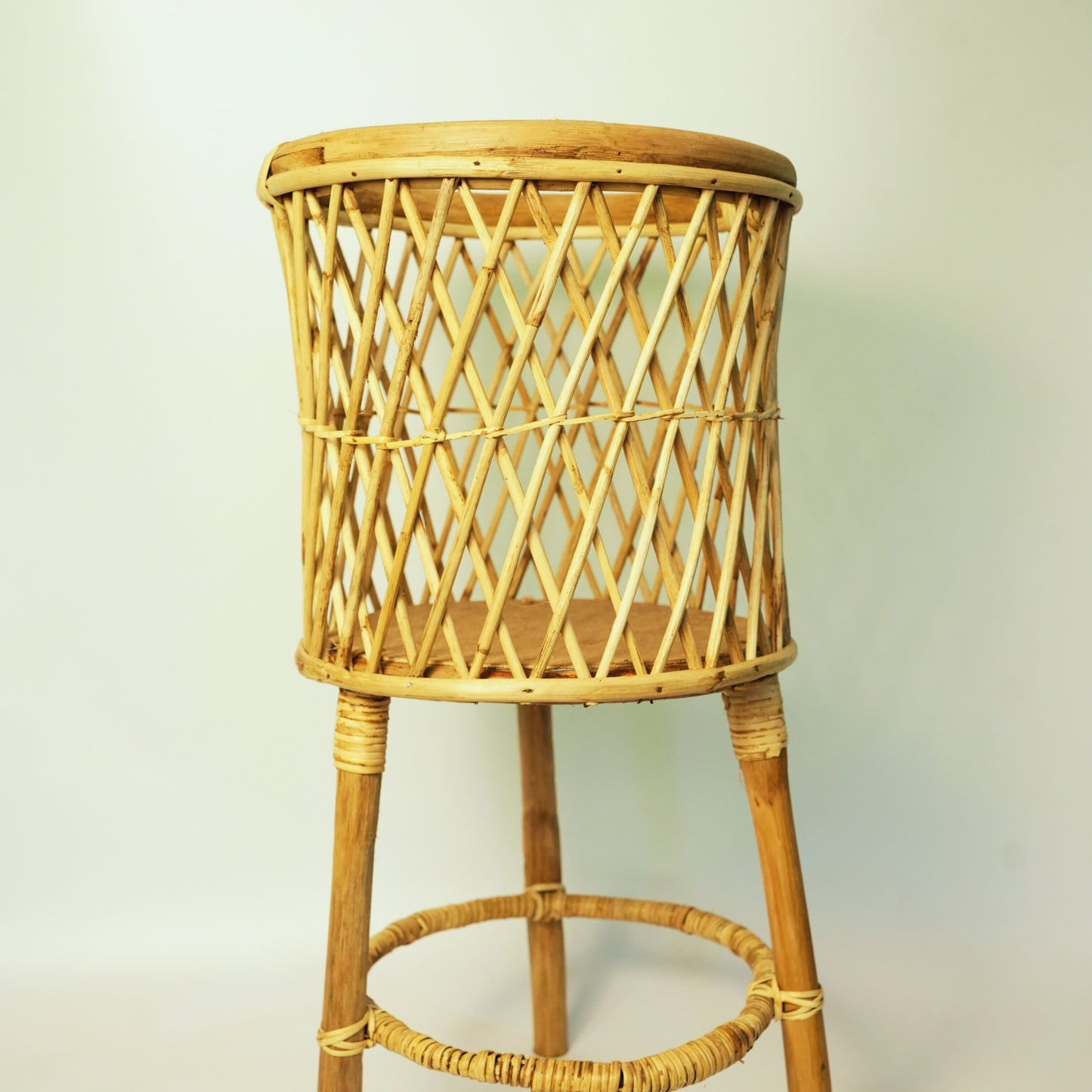 Maati India Cane Planter with Stand