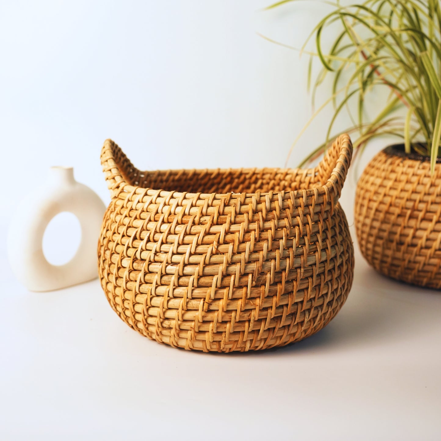 Maati India Cane Planter / Basket